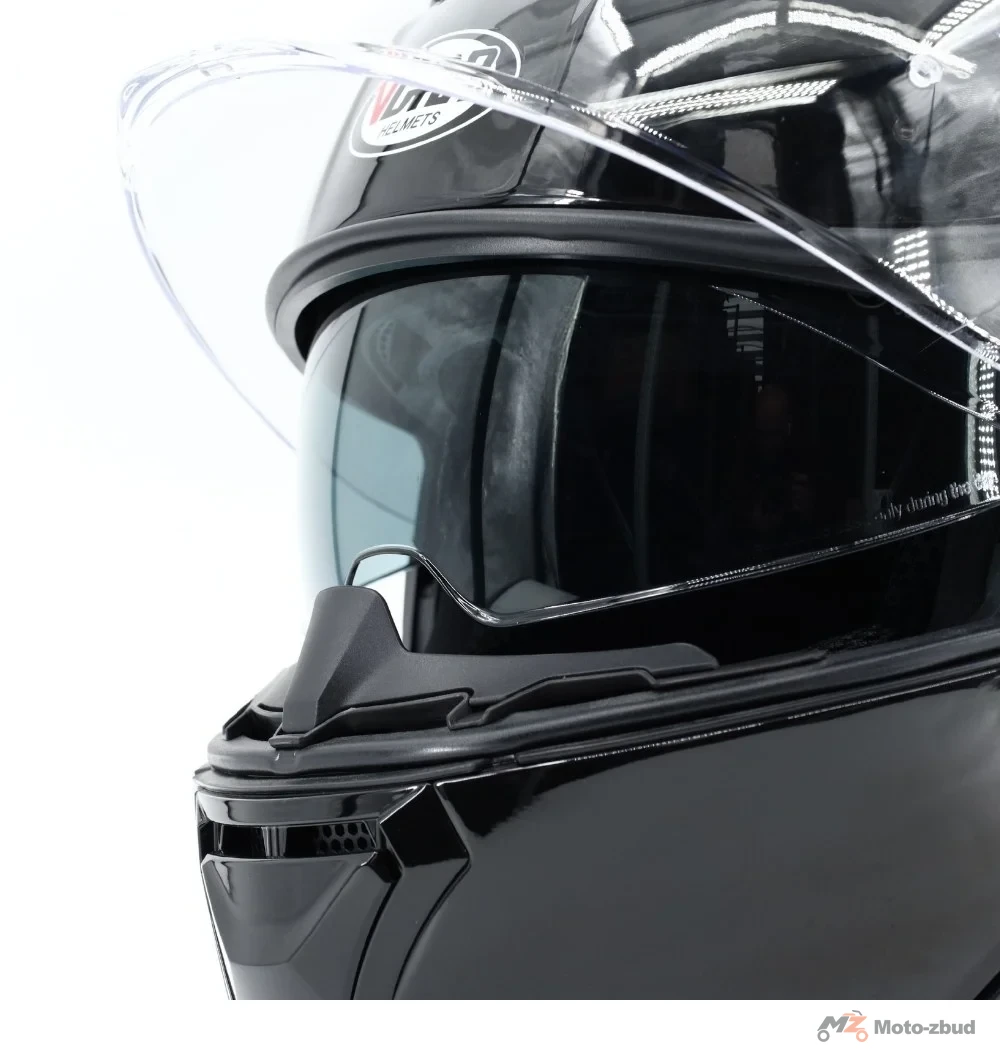 Kask VCAN model H272 Black z podnoszoną szczęką i blendą czarny XXL — ujęcie 4