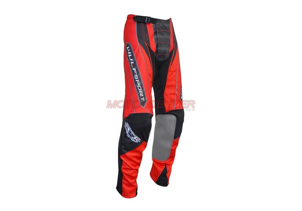Spodnie crossowe Wulf Adult Race Pants Red r.36 — ujęcie 1
