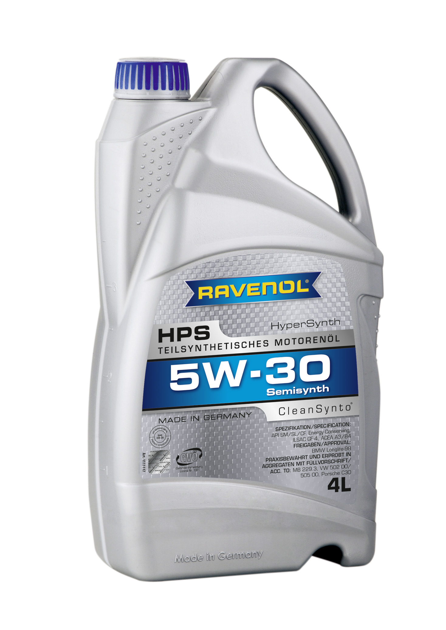 Olej silnikowy 5W-30 RAVENOL HPS — 4 l 1111117-004-01-999 — ujęcie 2