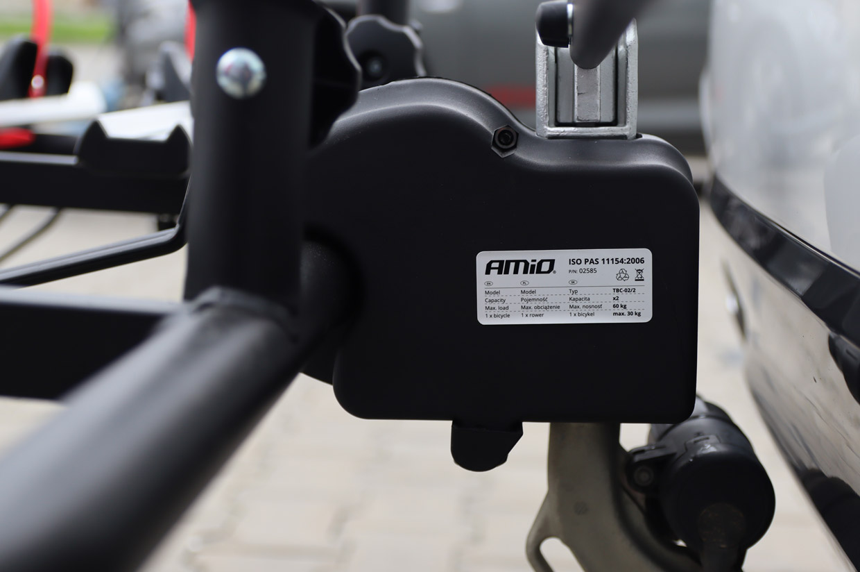 Bagażnik rowerowy samochodowy na hak - E-Bike - 2 rowery TBC-02/2 — ujęcie 5