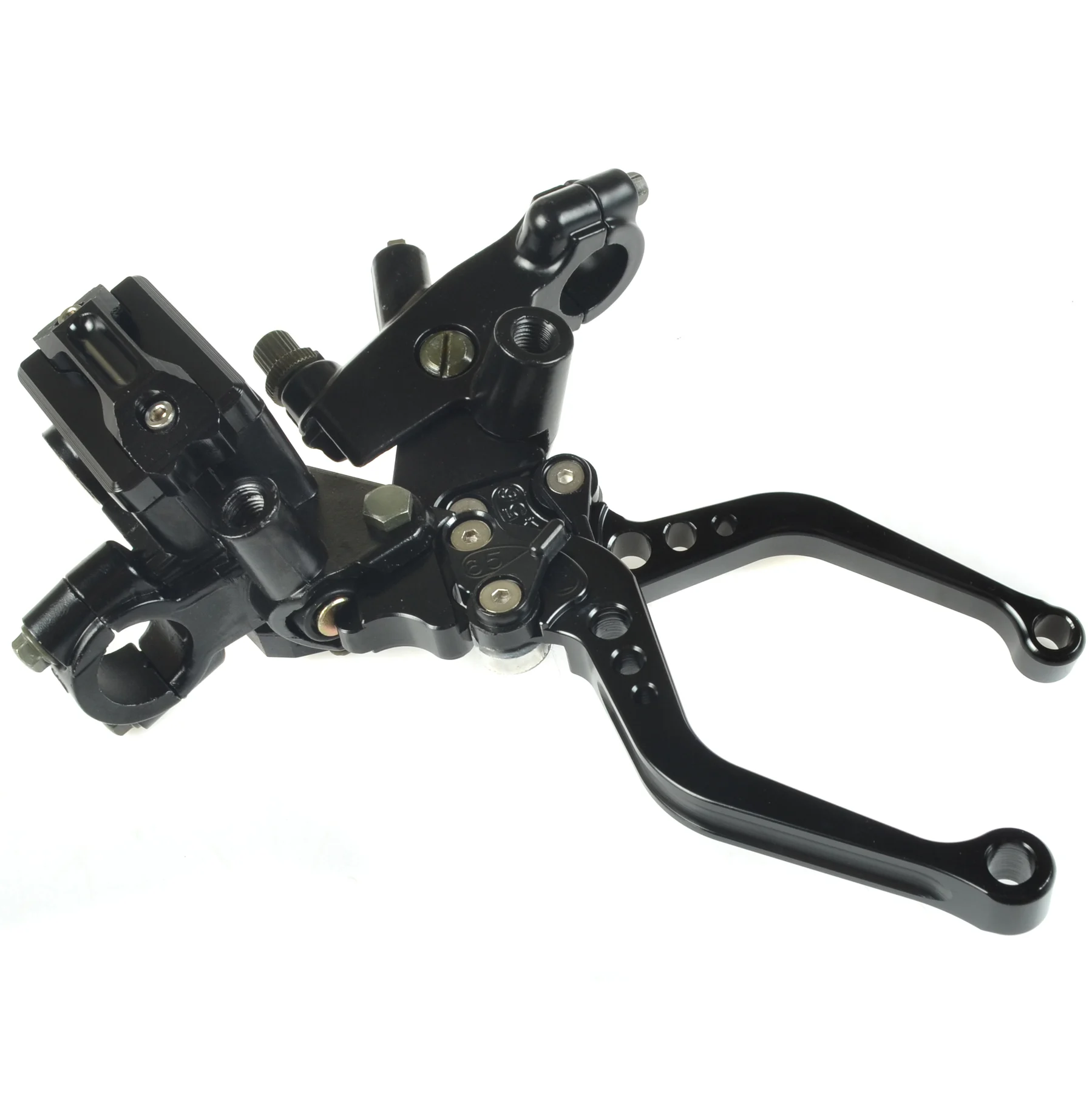 Dźwignie klamki hamulca i sprzęgła Racing Force czarne kpl. + pompa — ujęcie 1