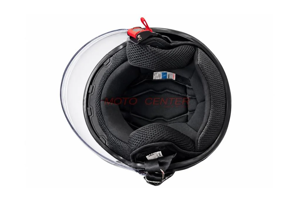 Kask motocyklowy otwarty City-Bike OF819 czarny mat XL — ujęcie 3
