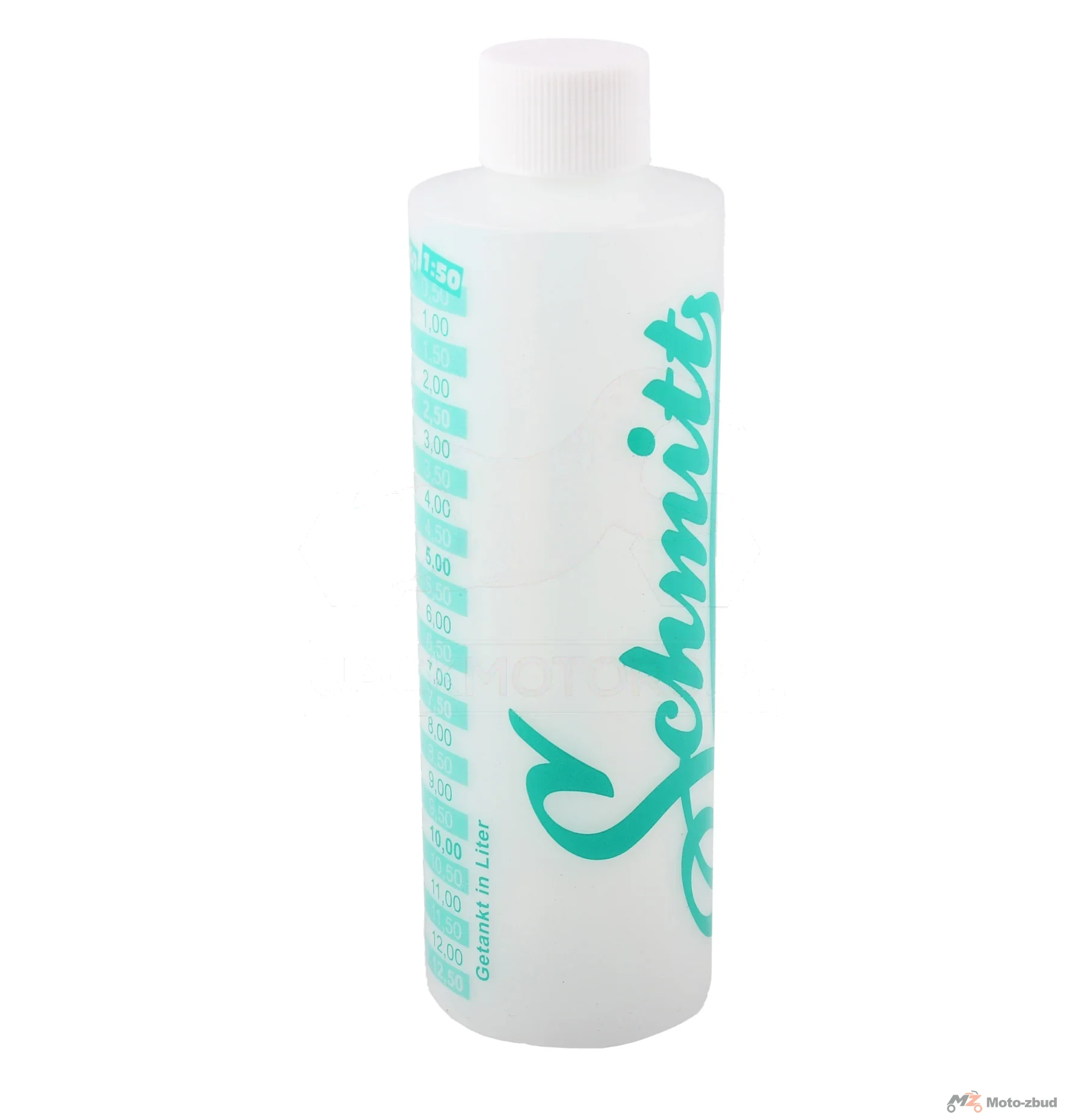 Miarka do oleju Schmitt 250 ml jasno niebieska zamykana