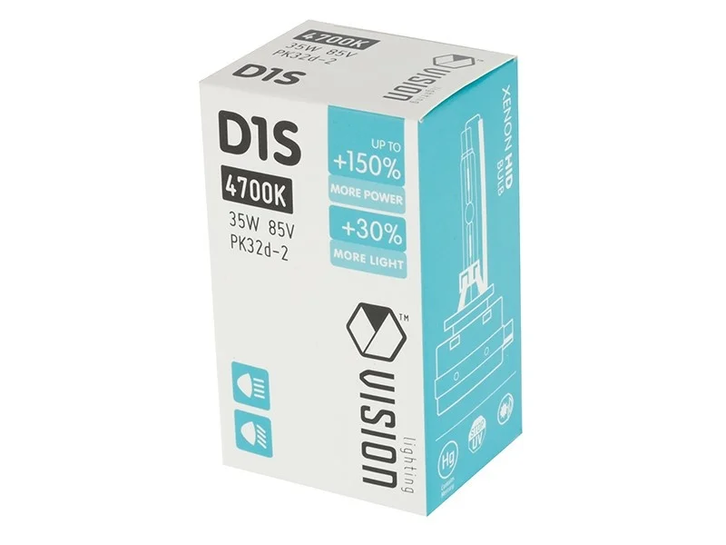 Żarnik Xenon D1S 4700K 85V 35W VISION +150% POWER PLUS — ujęcie 2