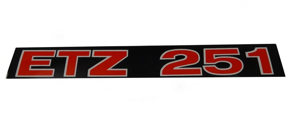 Nalepka kapy bocznej-pasek MZ ETZ 251