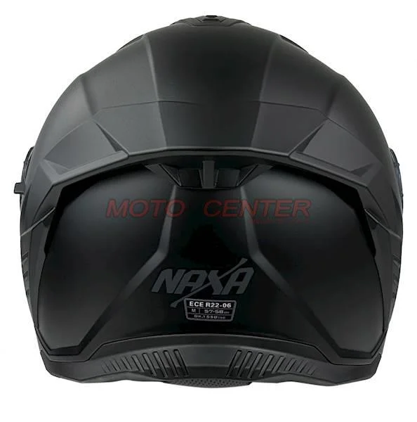 Kask motocyklowy zamknięty Naxa F32 czarny mat M Blenda Pinlock — ujęcie 3