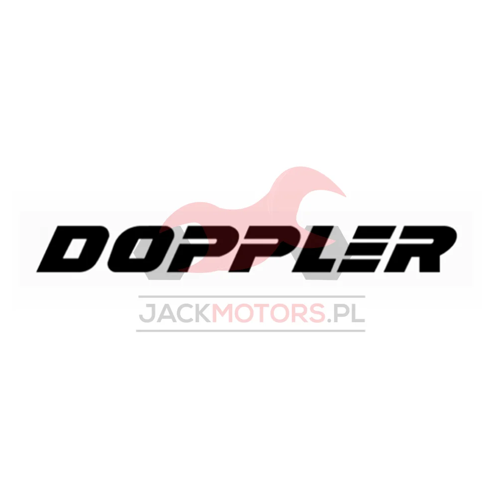Naklejka końcówki wydechu Doppler czarna — ujęcie 1
