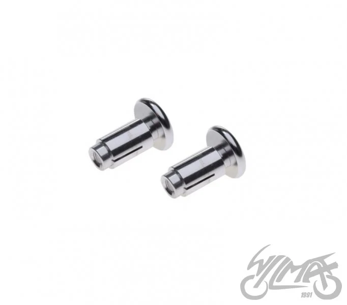 Końcówka kierownicy srebrna — Ø 30 mm, tuleje 13 i 17 mm — ujęcie 2