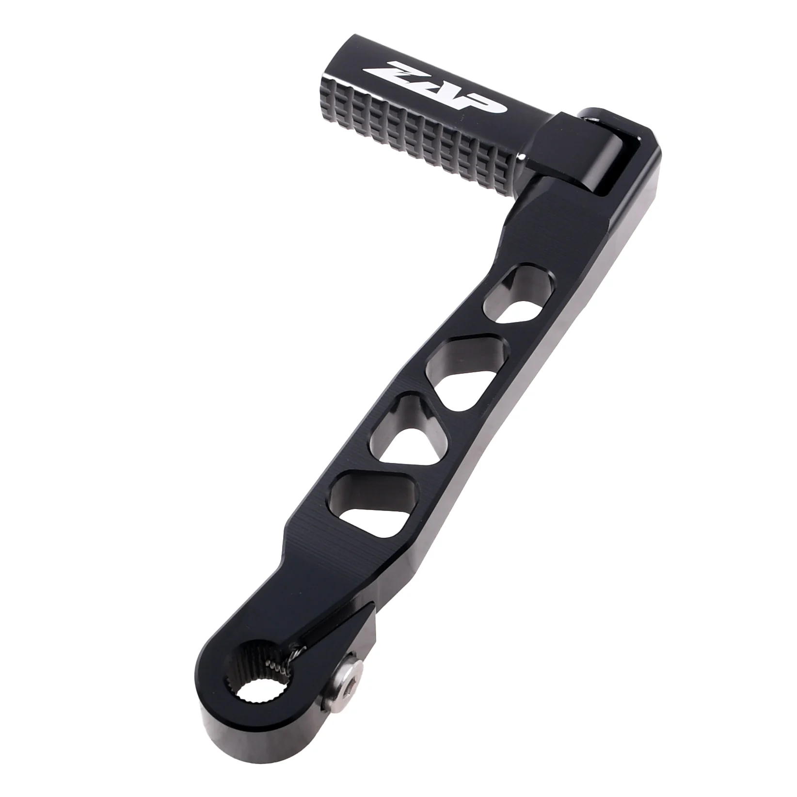 Dźwignia startera Simson S51 czarna aluminium CNC Zap Technix — ujęcie 2