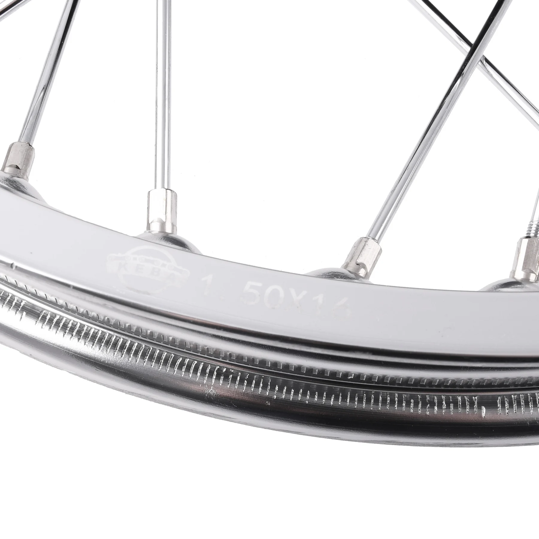 Koło MZA 1,5 × 16 do Simson S50 / S51 / S70 — czarna piasta — ujęcie 2