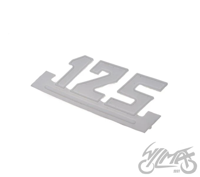 Znaczek boczka WSK 125 biały — ujęcie 1