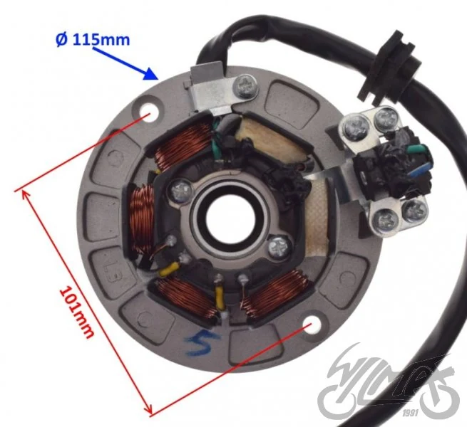 Stator zapłonu + koło magnesowe silnik YX160 — ujęcie 3