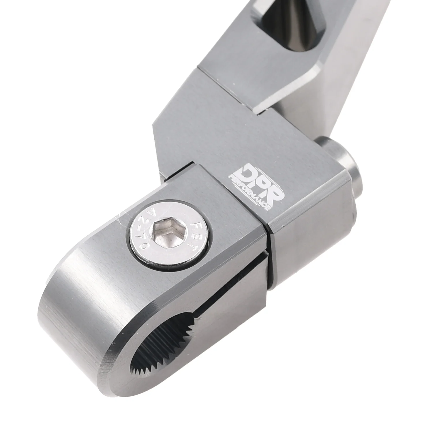 Dźwignia startera Simson S51 titanium aluminium CNC racing DPR Performance — ujęcie 3