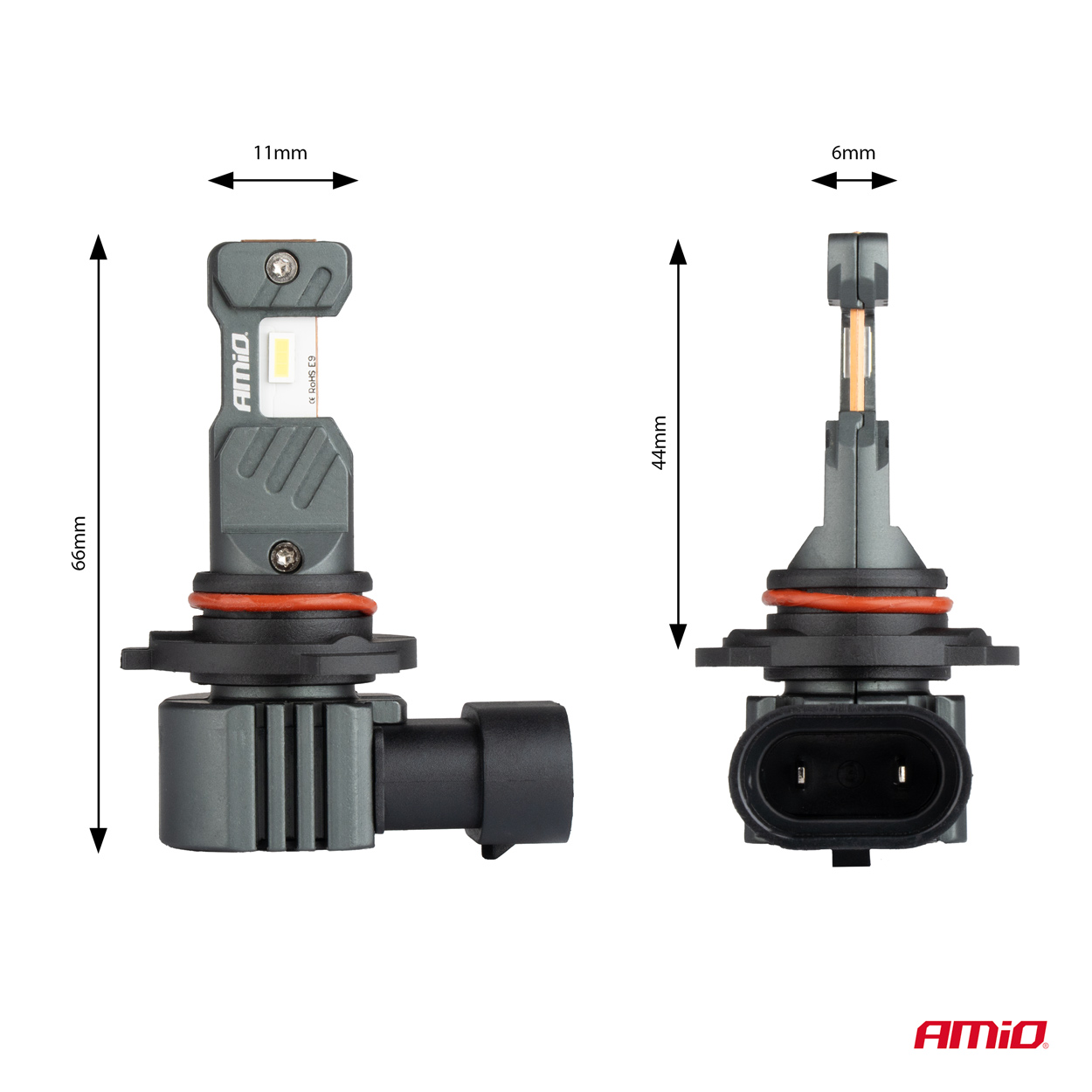 Żarówki samochodowe LED seria HYBRID HB3 HIR1 H10 6000K Canbus 60 W — ujęcie 4