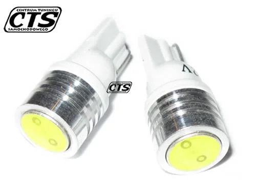 Żarówka W5W T10 12V LED HIGH POWER biała (2szt.)