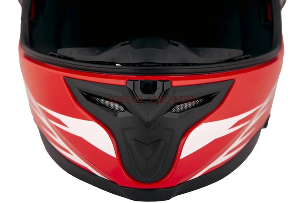 Kask zamknięty z blendą BLEXX MD-820 czerwono-biały rozmiar S ECER22.06 — ujęcie 6