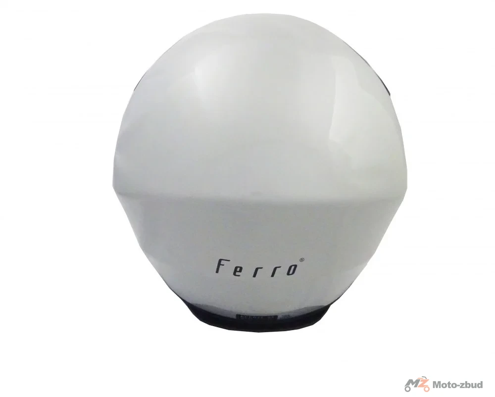 Kask Ferro 810A z szybą i blendą przeciwsłoneczną bez szczęki srebrny M — ujęcie 3