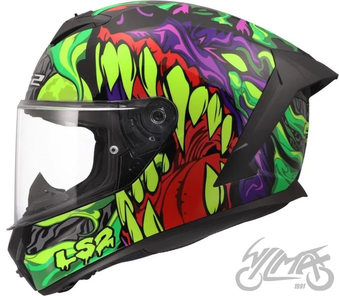Kask LS2 FF820 Rapid III Lycant Purple Green — 3XL — ujęcie 1