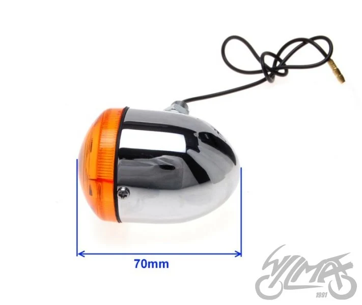 Kierunkowskaz chrom Bullet, krótki wspornik 10 mm, 12 V 23 W — AL60721 — ujęcie 3