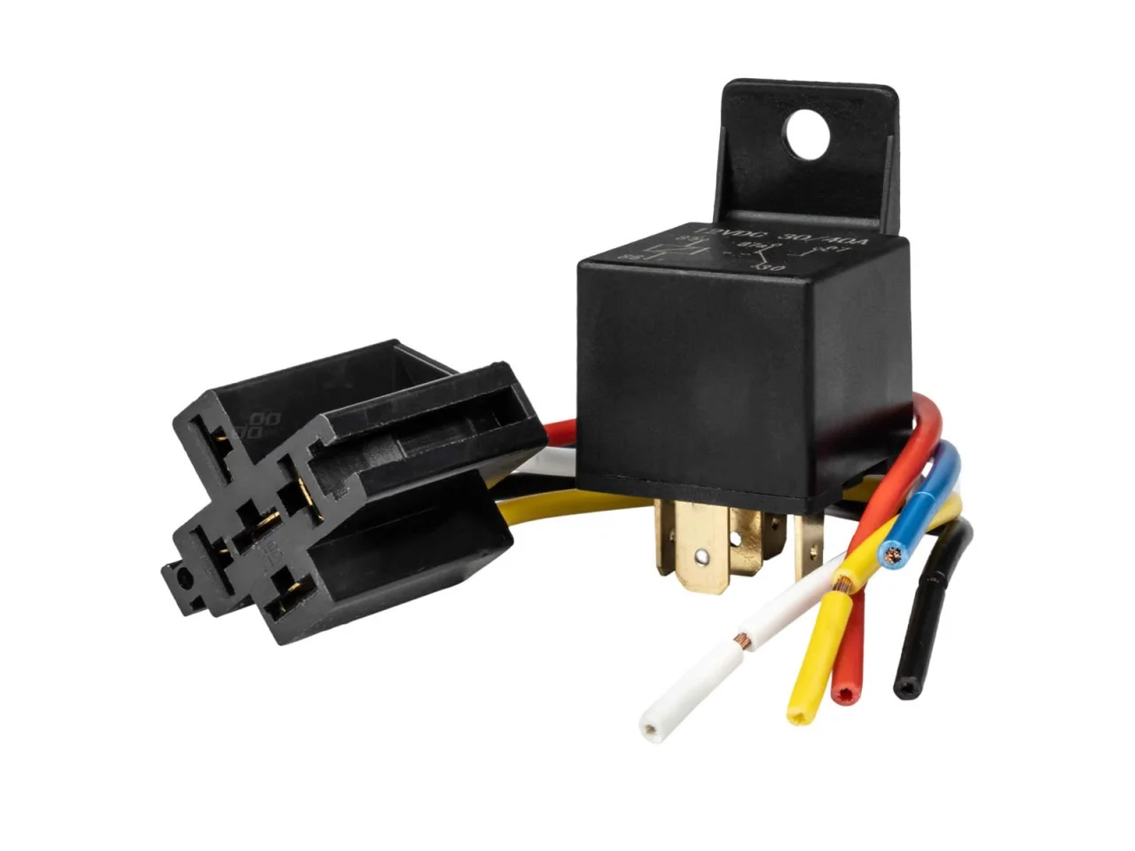 Przekaźnik 12 V 40A + gniazdo