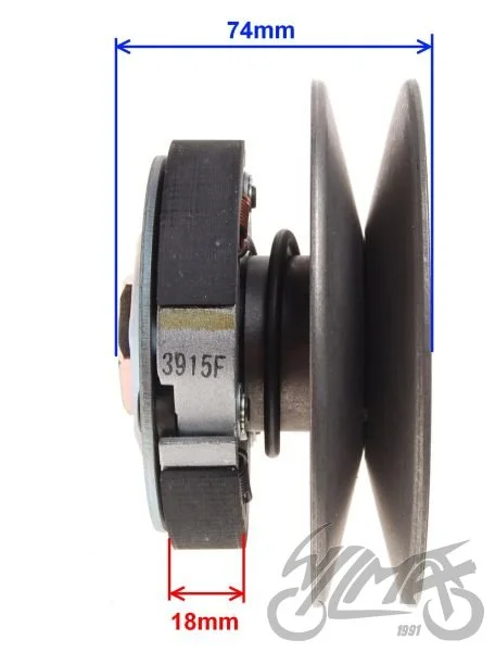 Sprzęgło tył do Piaggio zip 50 4T — ujęcie 3