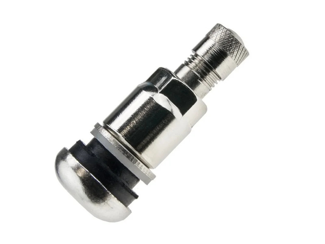 Zawór / wentyl do kół bezdętkowych X1 SERIES METALOWY CHROMOWANY 4szt. — ujęcie 4
