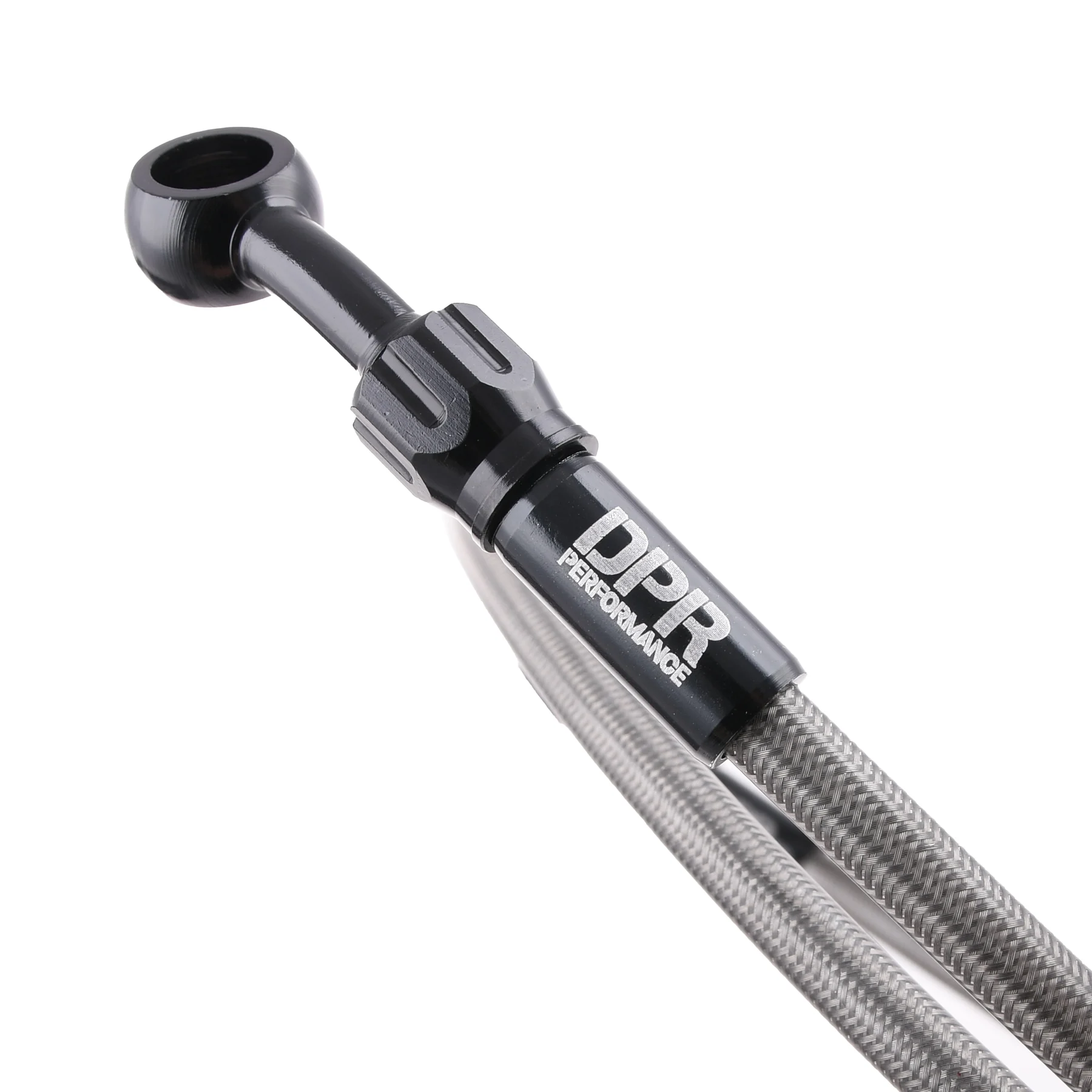 Przewód hamulcowy w oplocie 90 cm srebrny V2 DPR Performance — ujęcie 1