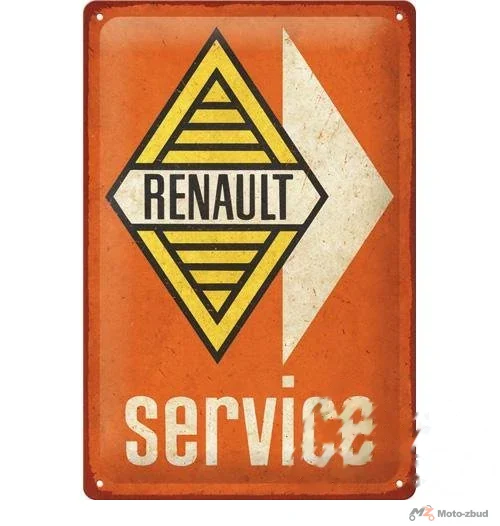Tablica plakat 20 × 30 renault service 22431