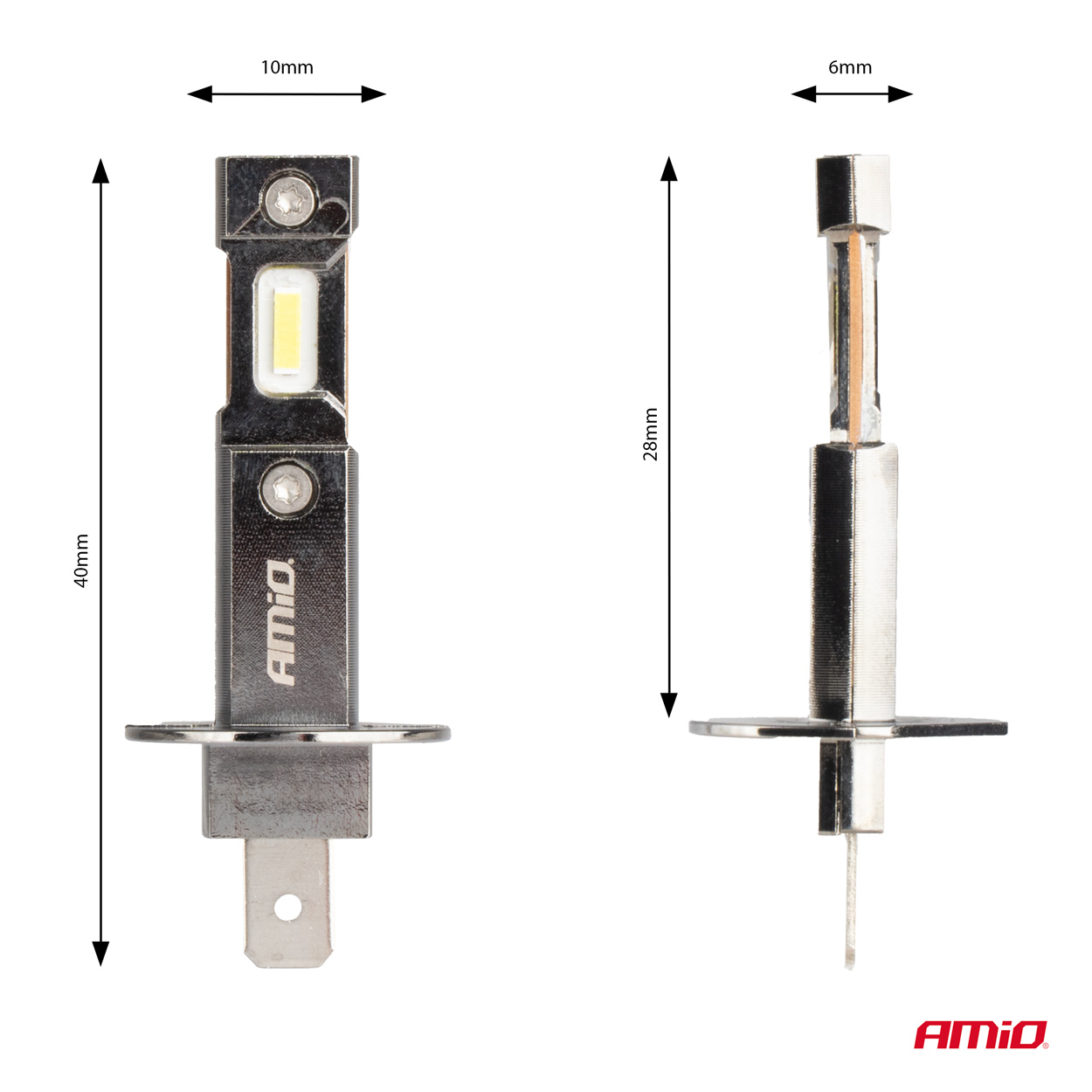Żarówki samochodowe LED seria HYBRID H1 6000K Canbus 60 W — ujęcie 4
