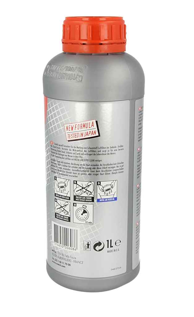 Olej do filtrów powietrza MOTUL mc care A3 1 l — ujęcie 11