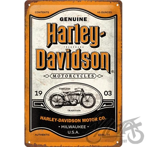 Tablica plakat 20 × 30 Harley-Davidson 22419