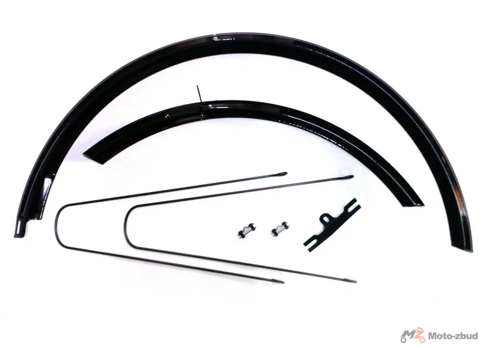 Błotniki metalowe kpl. 20'' czarne szer.55 mm 170052