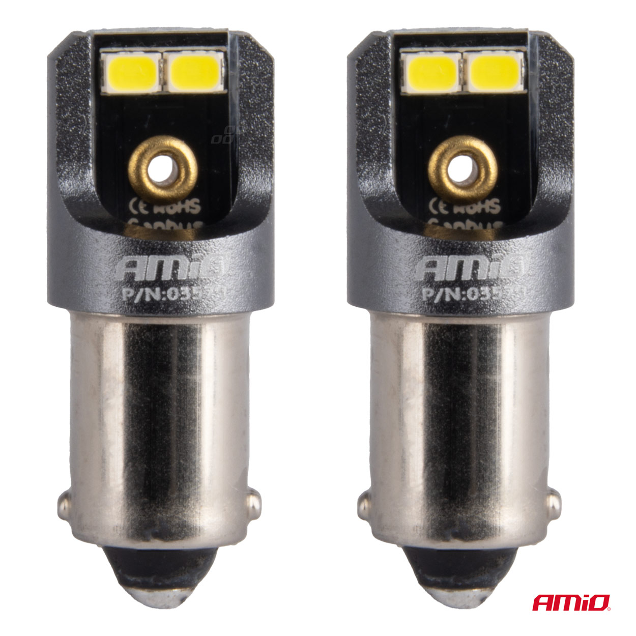 Żarówki LED CANBUS PRO T4W BA9S 4x2016 SMD białe 12 V 24 V — ujęcie 2