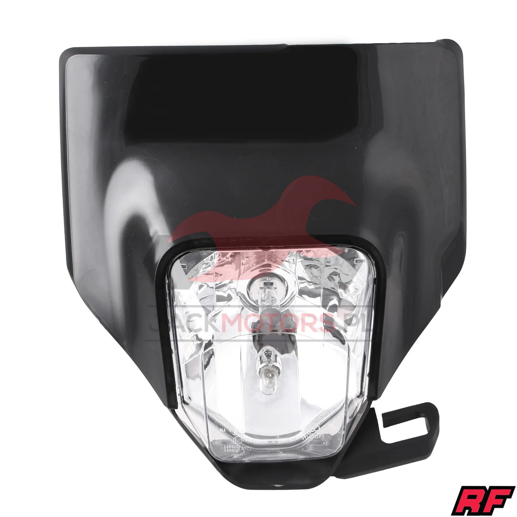 Owiewka uniwersalna Racing Force H4 V1 czarna — ujęcie 1