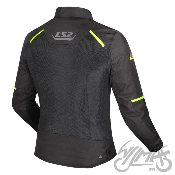 Kurtka LS2 Breeze damska Black Yellow 3XL — ujęcie 2