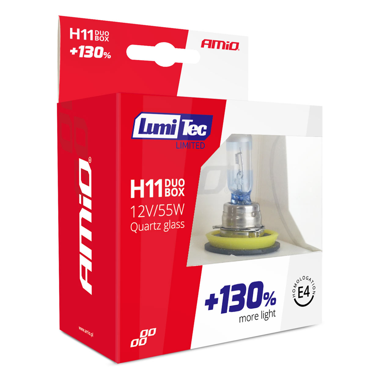 Żarówki halogenowe H11 12 V 55 W LumiTec LIMITED +130% DUO — ujęcie 9