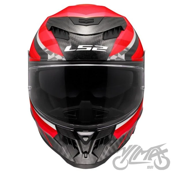 Kask LS2 FF807 Dragon Trax Red — S — ujęcie 3