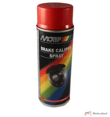 Motip spray lakier do zacisków hamulcowych czerwony 400 ml