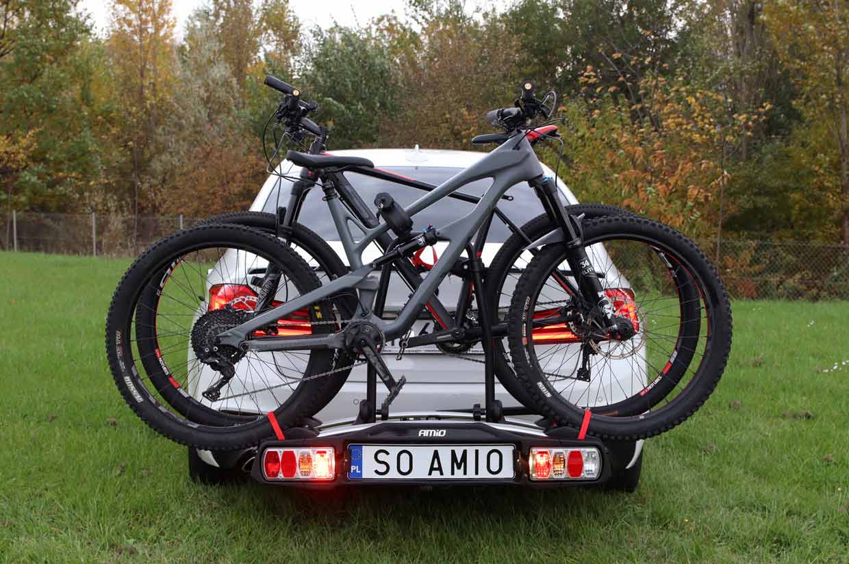 Bagażnik rowerowy samochodowy na hak - 2 rowery TBC-01/2 — ujęcie 6