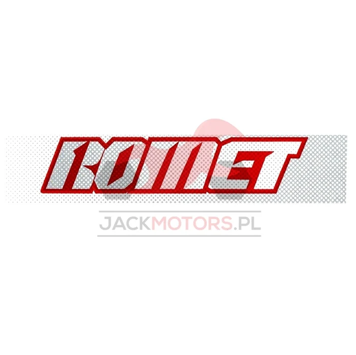 Naklejka zbiornika Romet czerwona PL — ujęcie 1