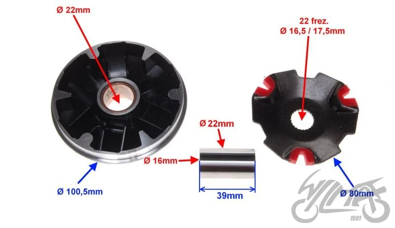 Wariator do Suzuki ag 50 tuning — ujęcie 2