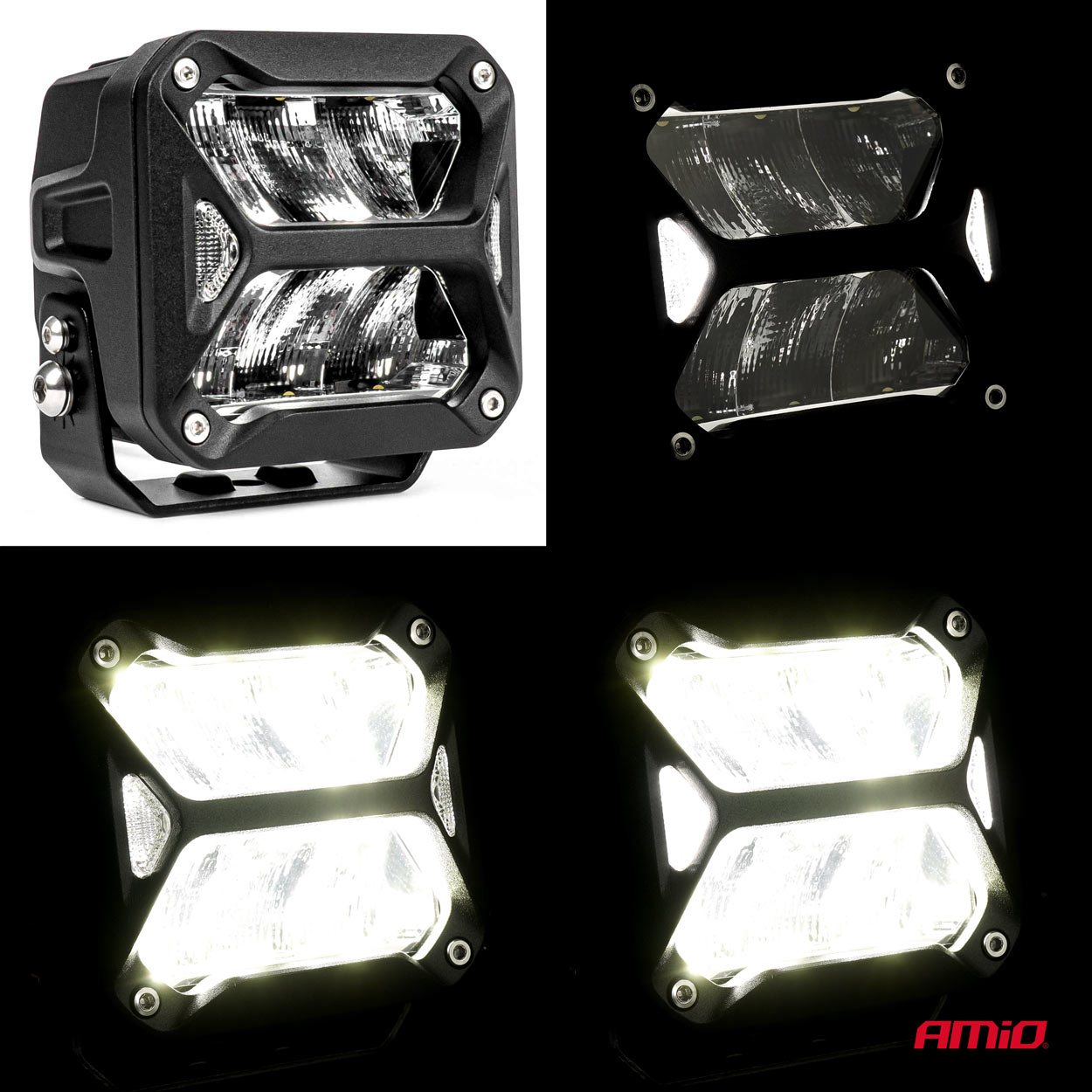 Lampa robocza drogowa LED PRO reflektor homologacja ECE R149 12 V 24 V — ujęcie 7