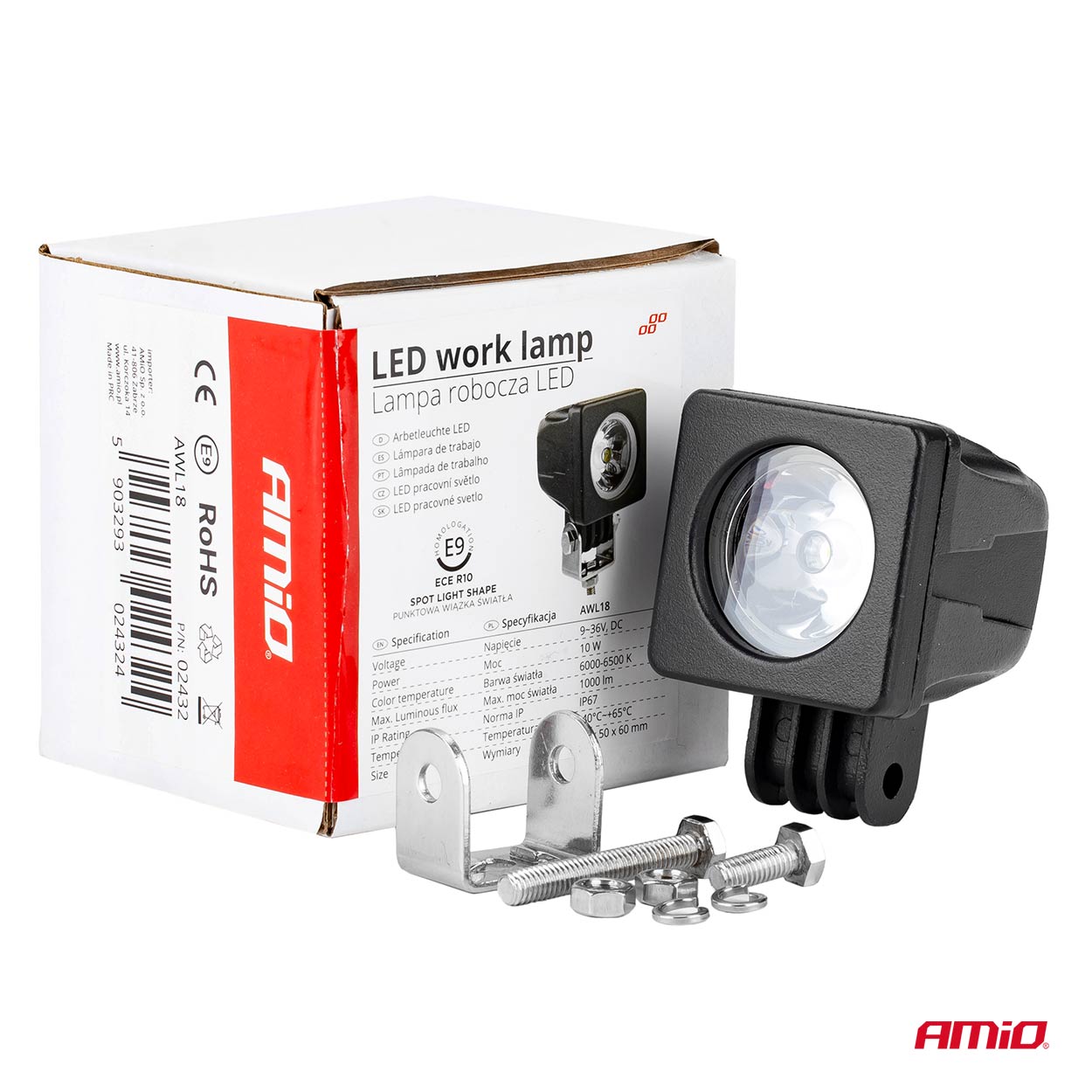 Lampa robocza LED szperacz AWL18 12 V 24 V — ujęcie 9