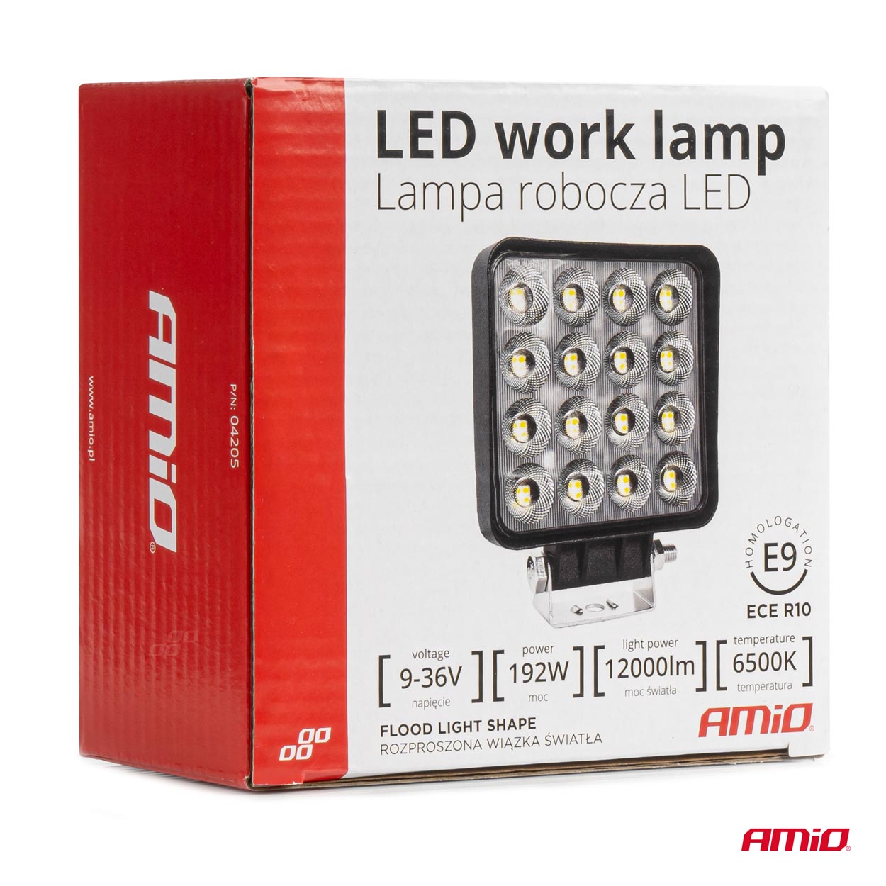 Lampa robocza szperacz LED AWL64 192 W 6500K 12000lm 12 V 24 V — ujęcie 8
