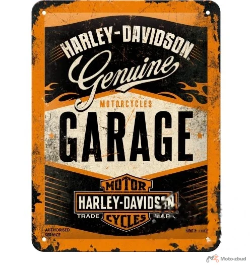 Tablica plakat 15X20 Harley-Davidson garage 26178