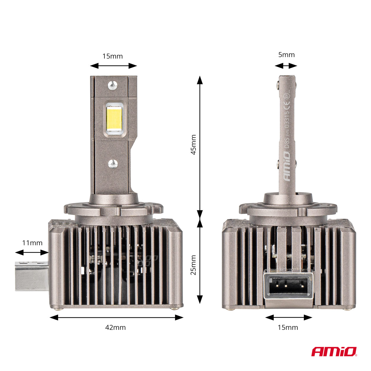 Żarówki żarniki LED seria XD D8S 6500K Canbus — ujęcie 3
