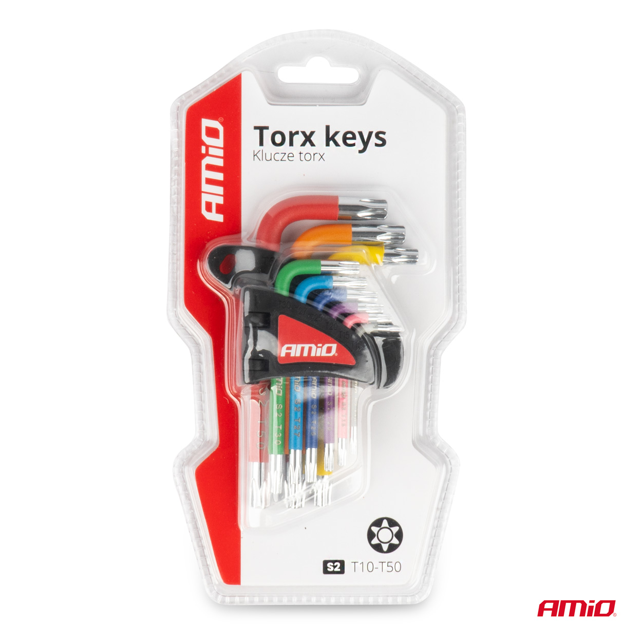 Klucze TORX krótkie zestaw 9 szt. S2 — ujęcie 4