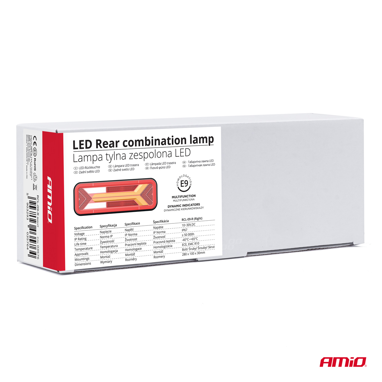 Lampa tylna zespolona LED RCL-09-R dynamiczna prawa — ujęcie 7