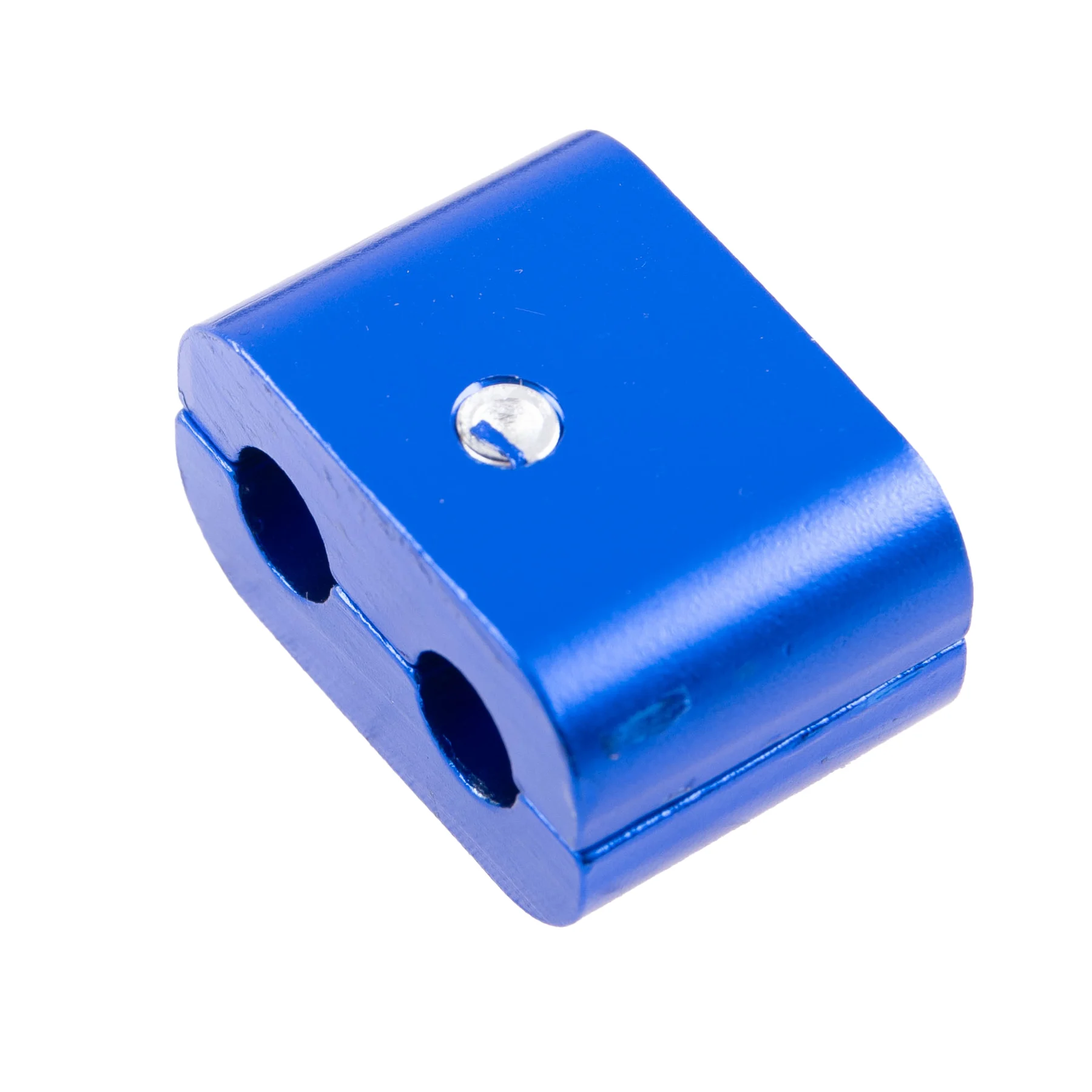 Łącznik linek uniwersalny aluminium CNC anoda niebieski Racing Force — ujęcie 2