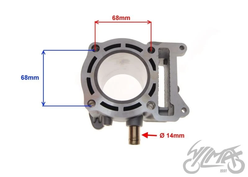 Cylinder do Yamahy Majesty 125 — tłok 59 mm, komplet — ujęcie 2
